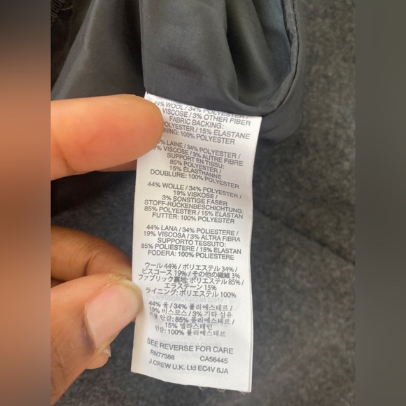 J. Crew wool Blend Origami Skirt Mini Sequins Women's Size 6 - Picture 4 of 7